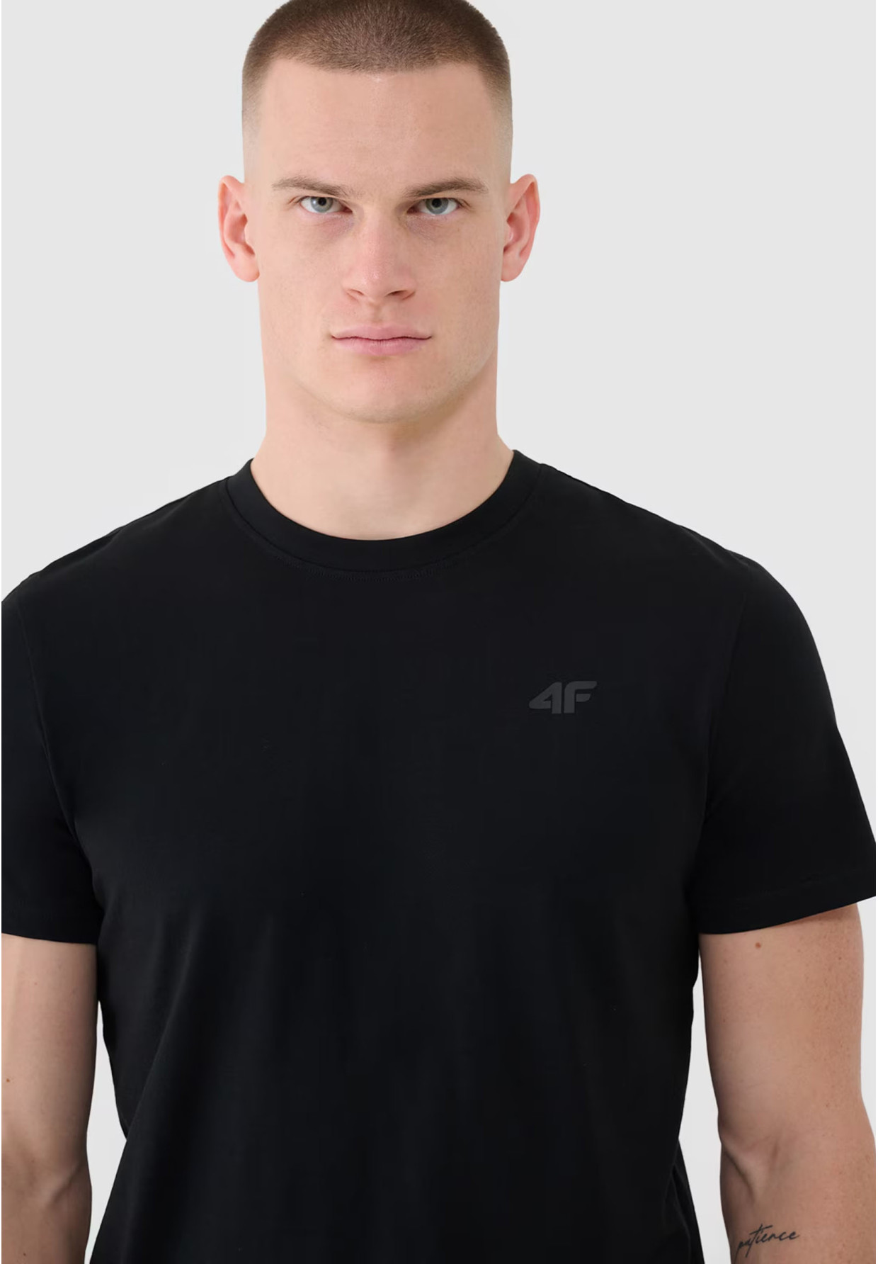 Koszulka Męska 4F T-shirt Basic Regular Czarny 4FWMM00TTSHM2256