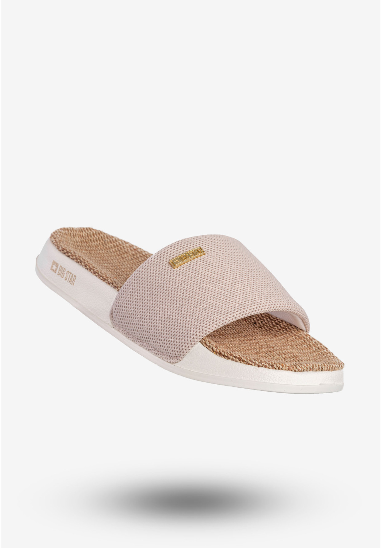 Klapki Damskie BIG STAR Klasyczne Buty Jasny Róż RR274A105