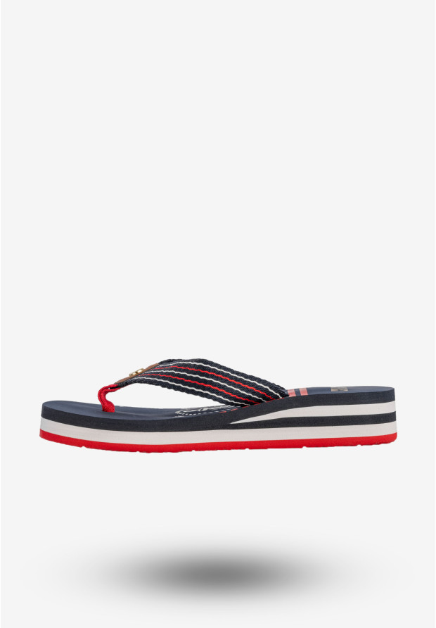 Japonki Damskie BIG STAR Klasyczne Buty Granatowe RR274A126