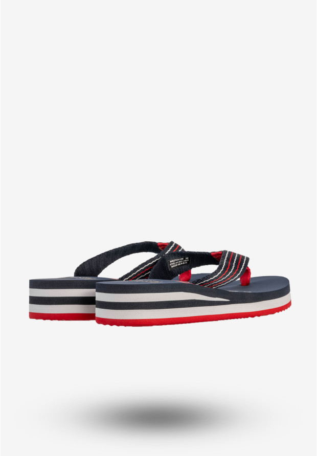 Japonki Damskie BIG STAR Klasyczne Buty Granatowe RR274A126