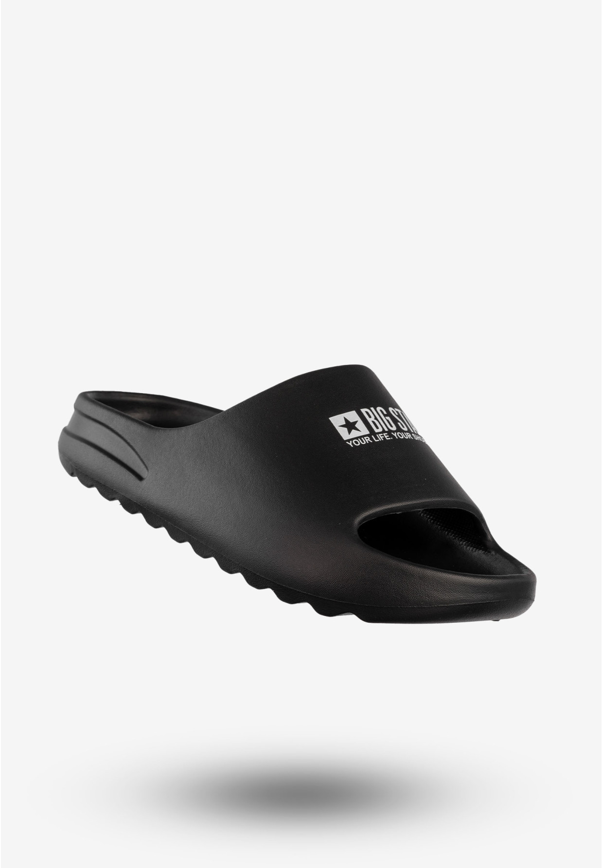 Klapki Męskie BIG STAR Klasyczne Buty Czarne RR174A012
