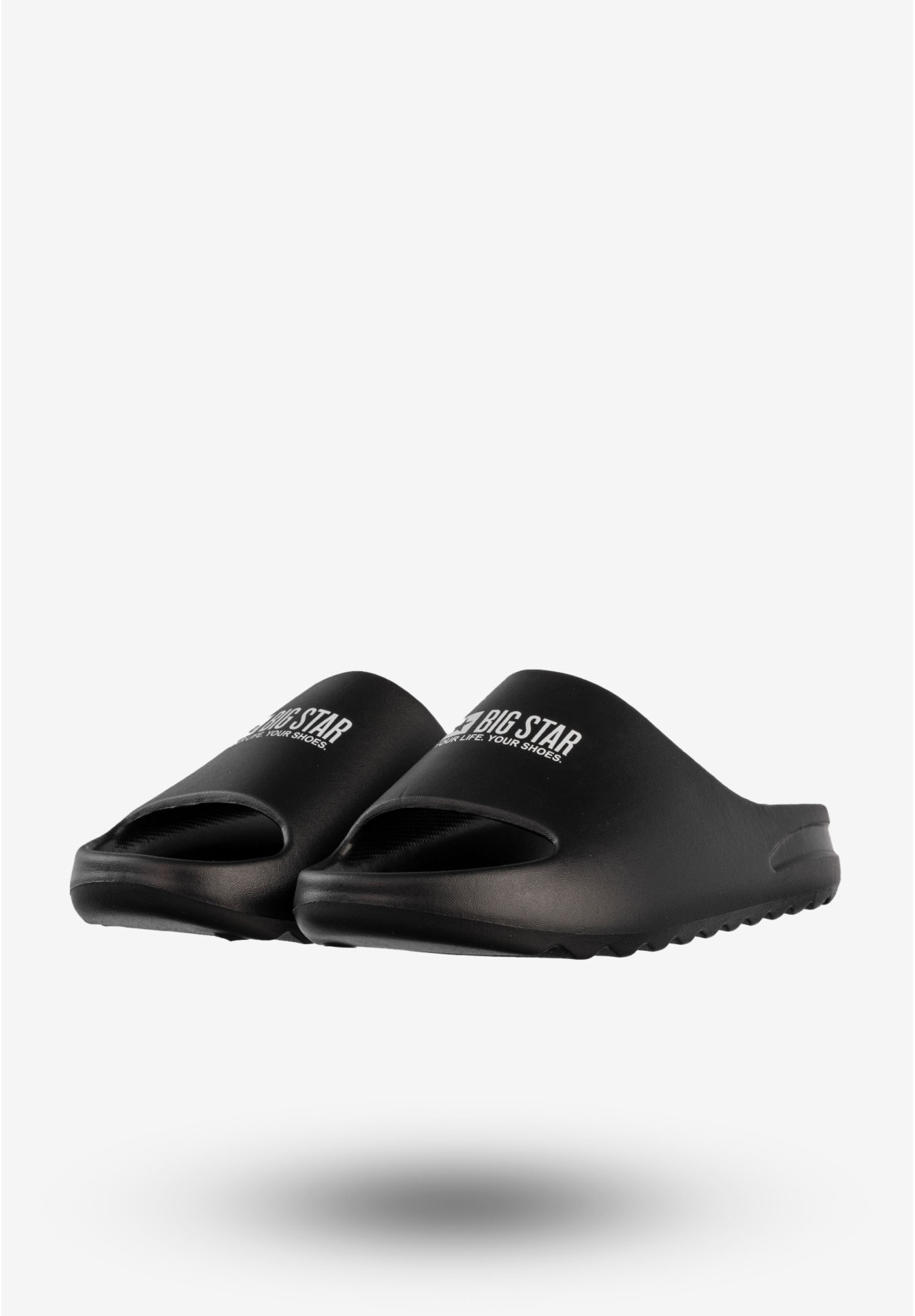 Klapki Męskie BIG STAR Klasyczne Buty Czarne RR174A012