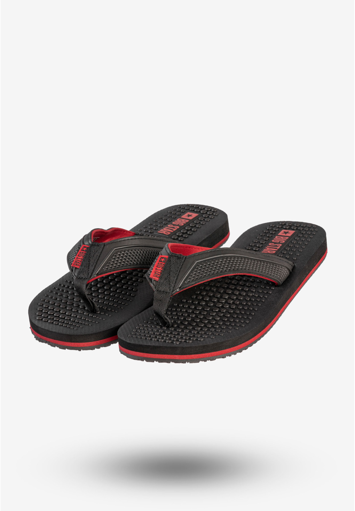 Japonki Męskie BIG STAR Sportowe Buty Czarne RR174441