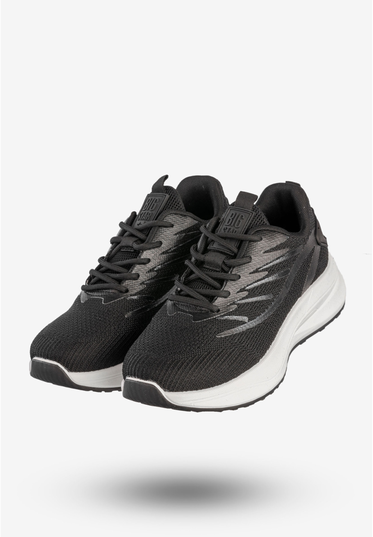 Sneakersy Damskie BIG STAR Buty Sportowe Czarne RR274530