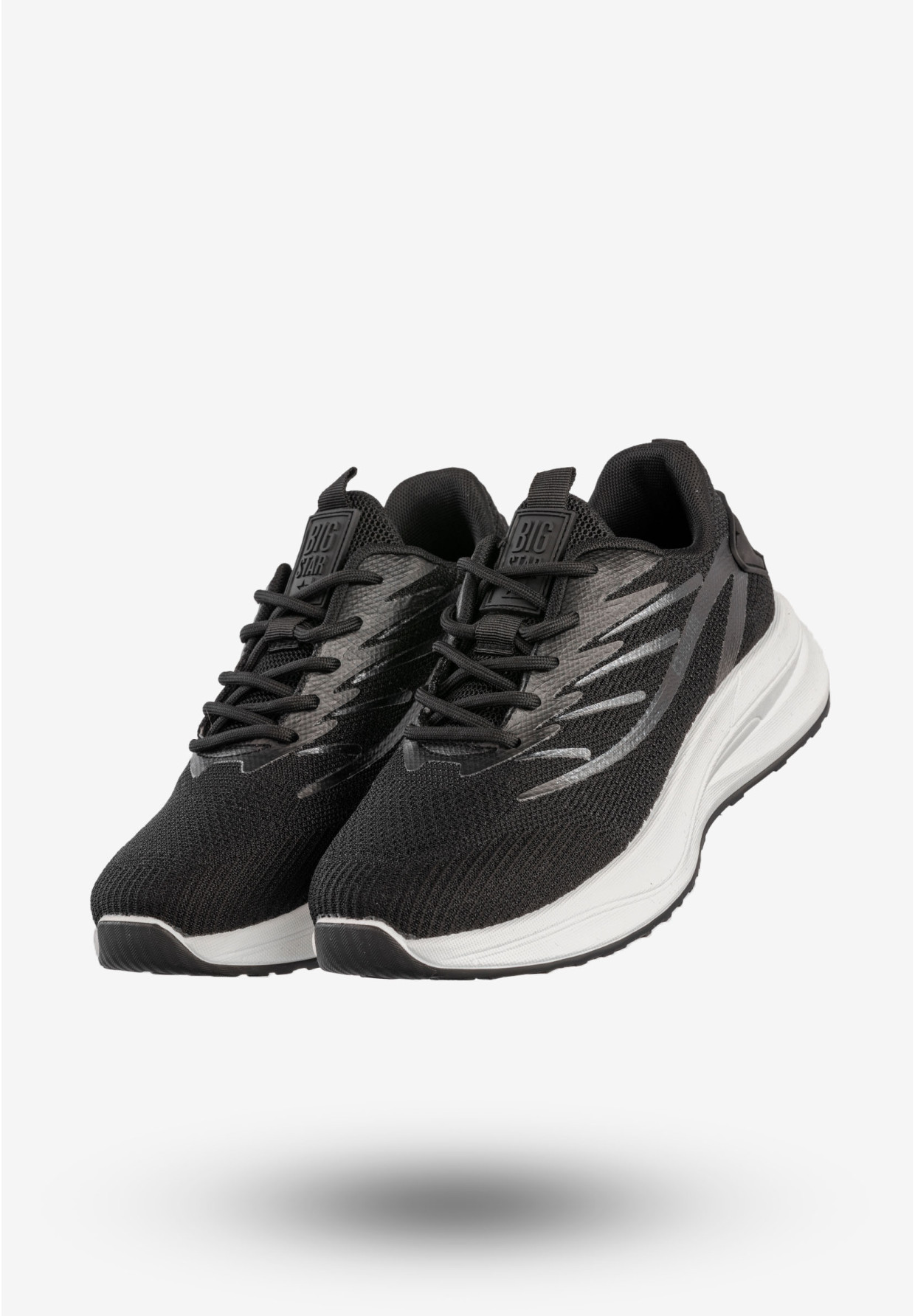 Sneakersy Damskie BIG STAR Buty Sportowe Czarne RR274530
