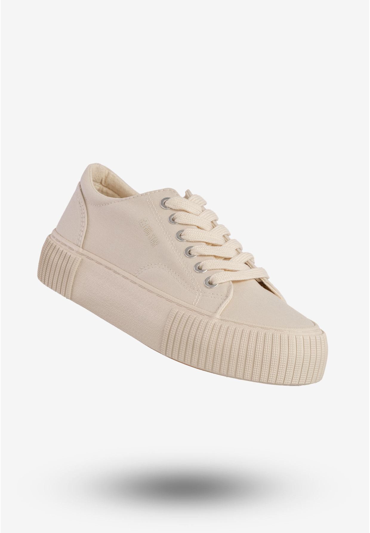 Trampki Damskie BIG STAR Buty Sportowe Niskie Beżowe RR274407