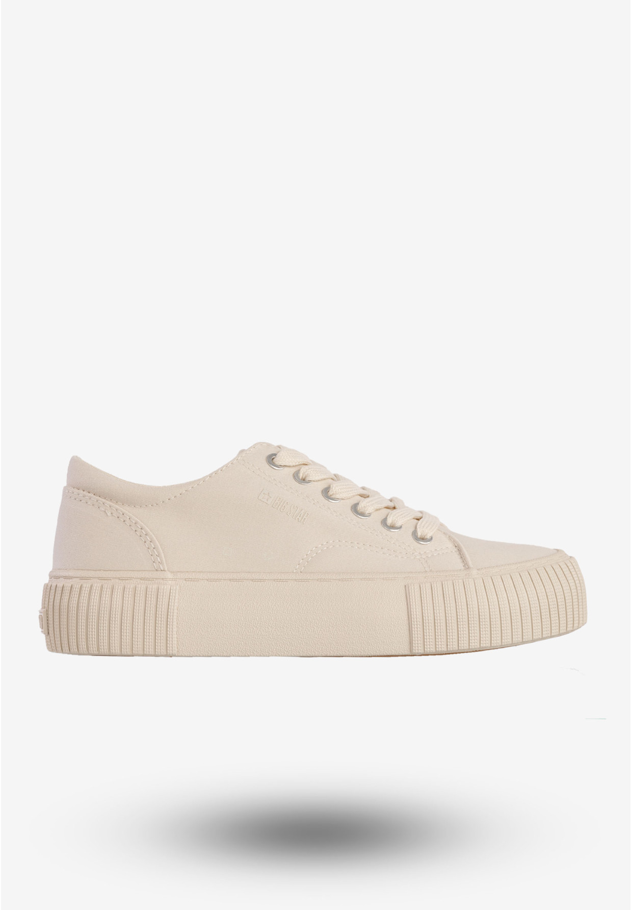 Trampki Damskie BIG STAR Buty Sportowe Niskie Beżowe RR274407