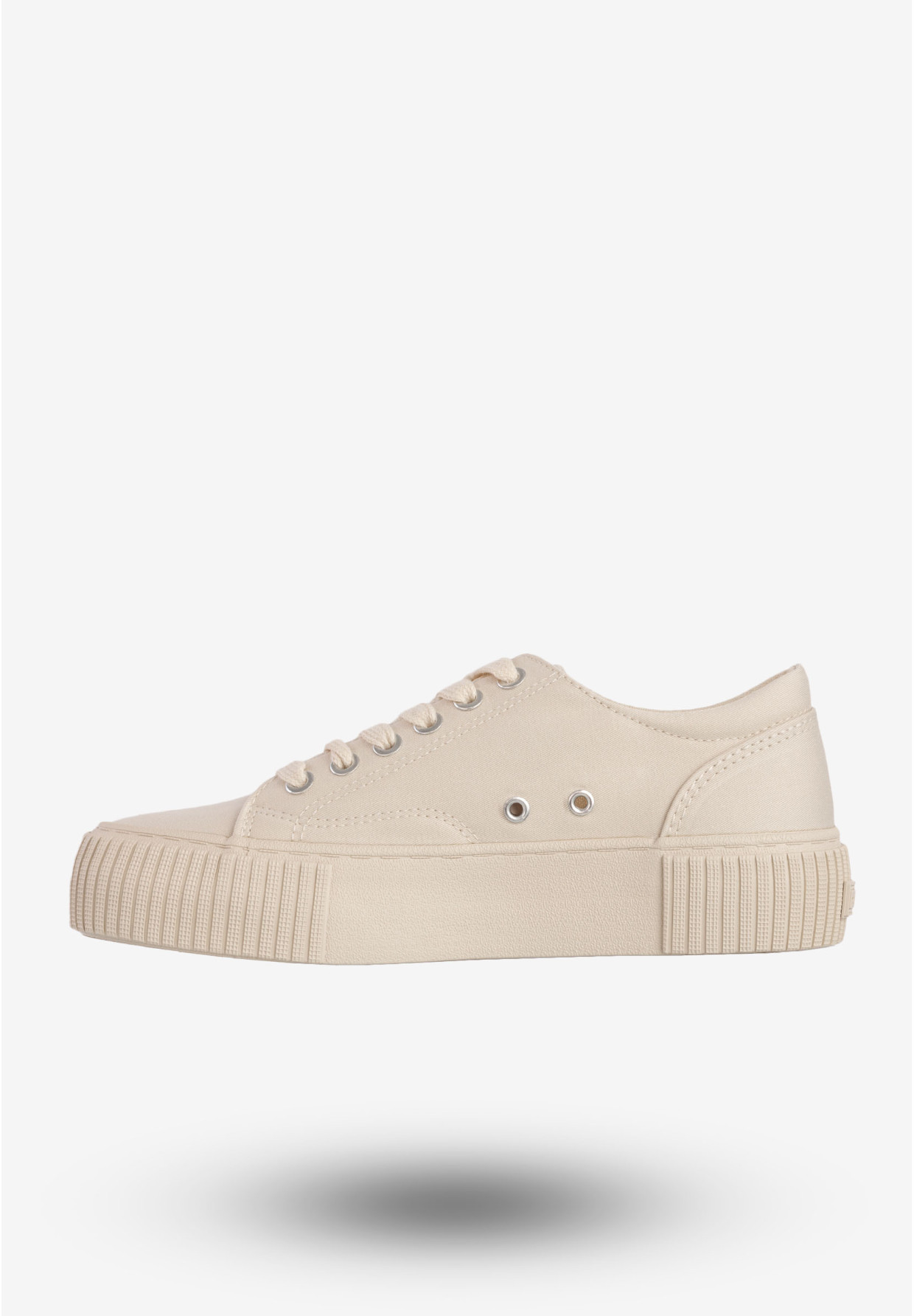Trampki Damskie BIG STAR Buty Sportowe Niskie Beżowe RR274407