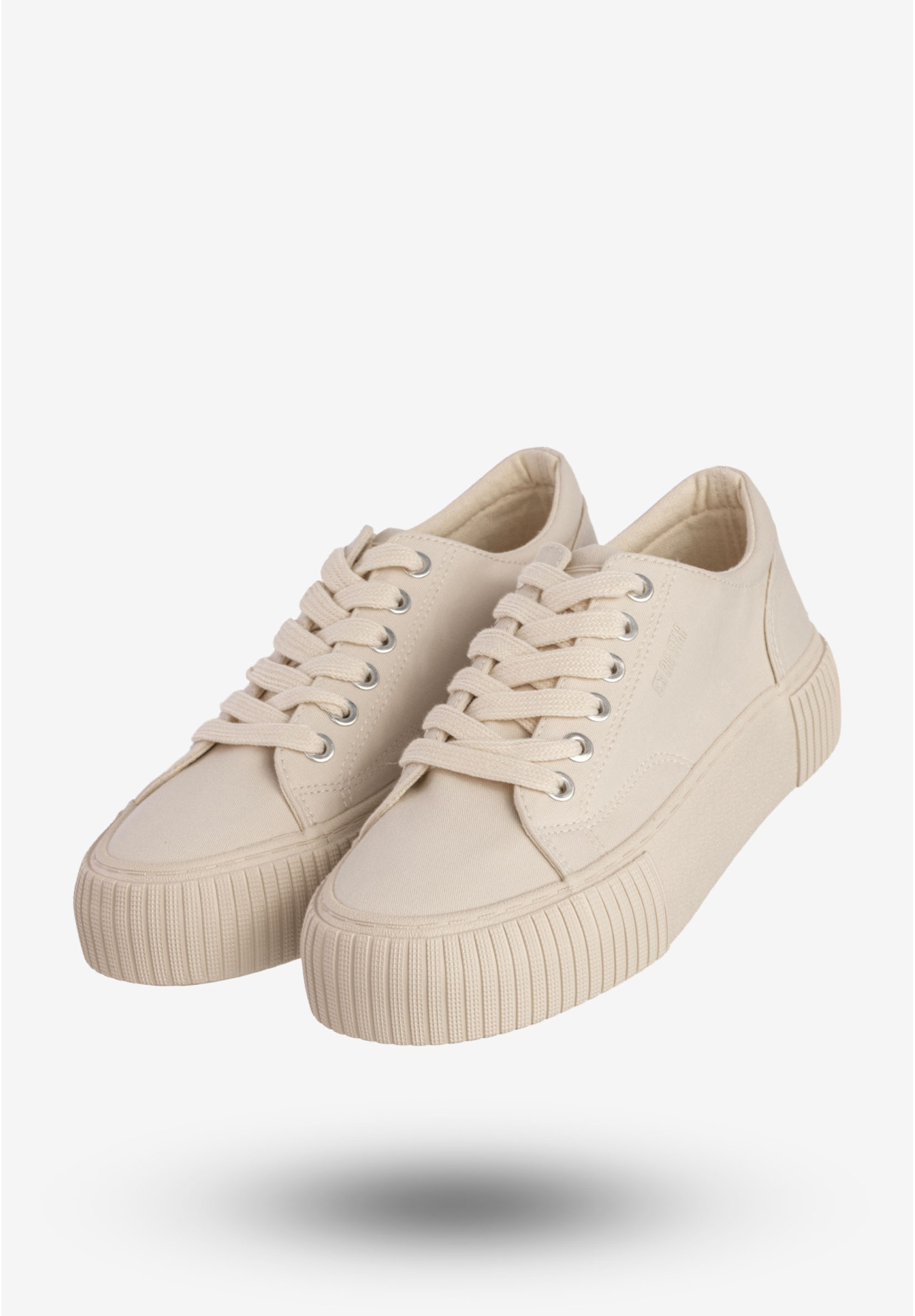 Trampki Damskie BIG STAR Buty Sportowe Niskie Beżowe RR274407