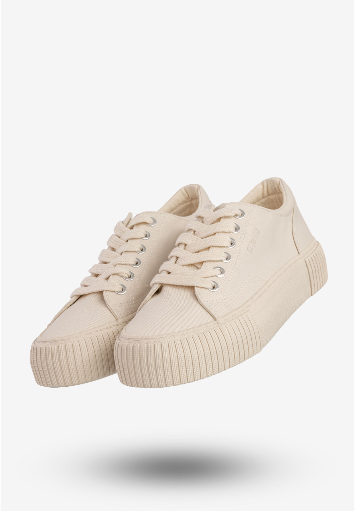 Trampki Damskie BIG STAR Buty Sportowe Niskie Beżowe RR274407
