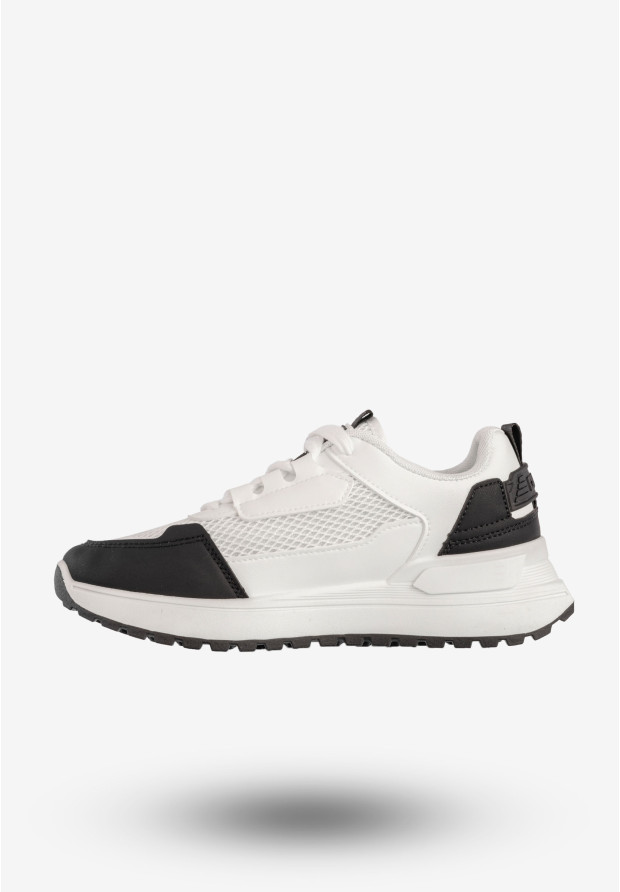 Sneakersy Damskie BIG STAR Buty Sportowe Biało Czarne RR274A223