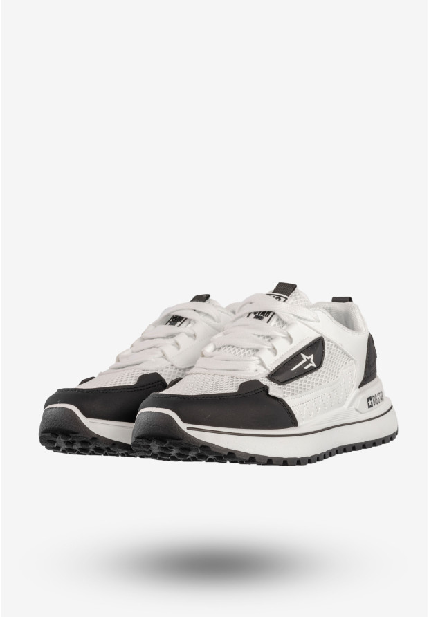 Sneakersy Damskie BIG STAR Buty Sportowe Biało Czarne RR274A223