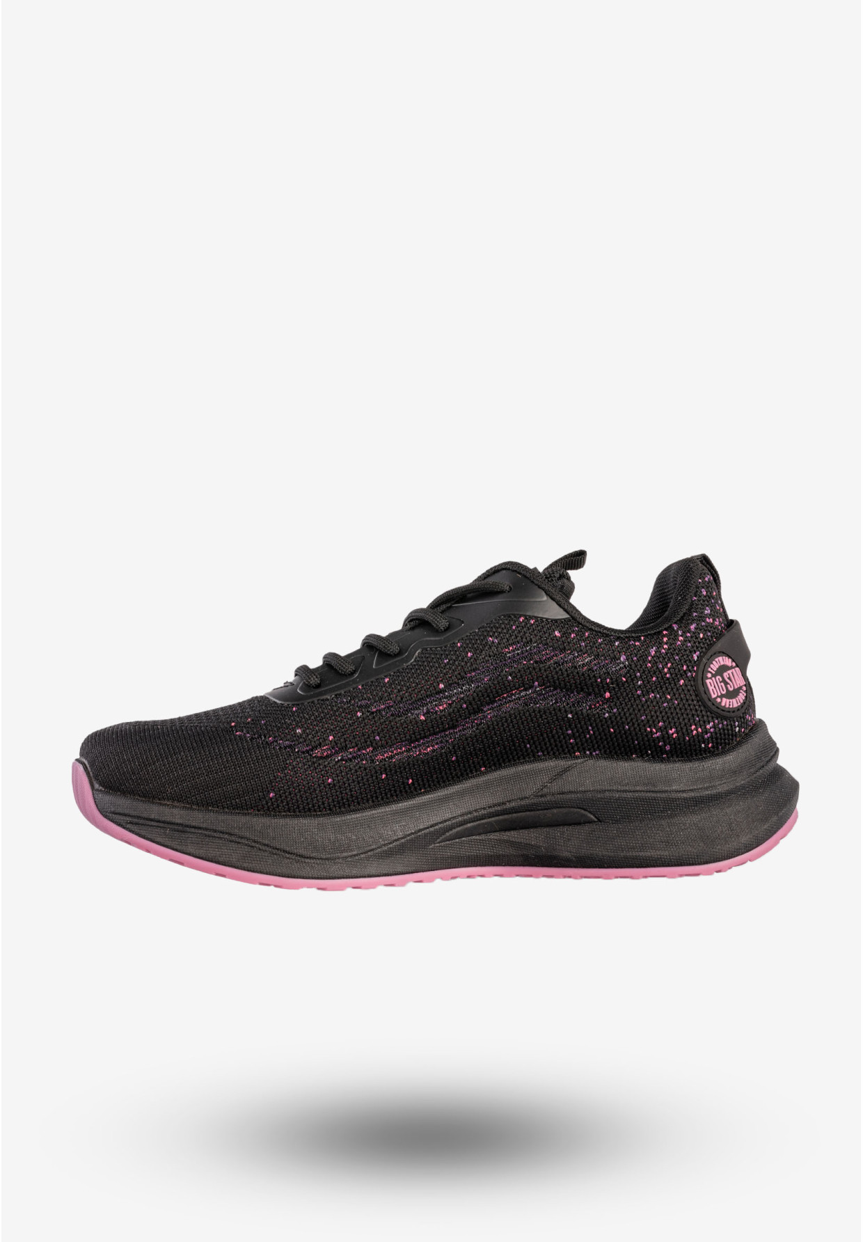 Sneakersy Damskie BIG STAR Buty Sportowe Do Biegania Czarne RR274523