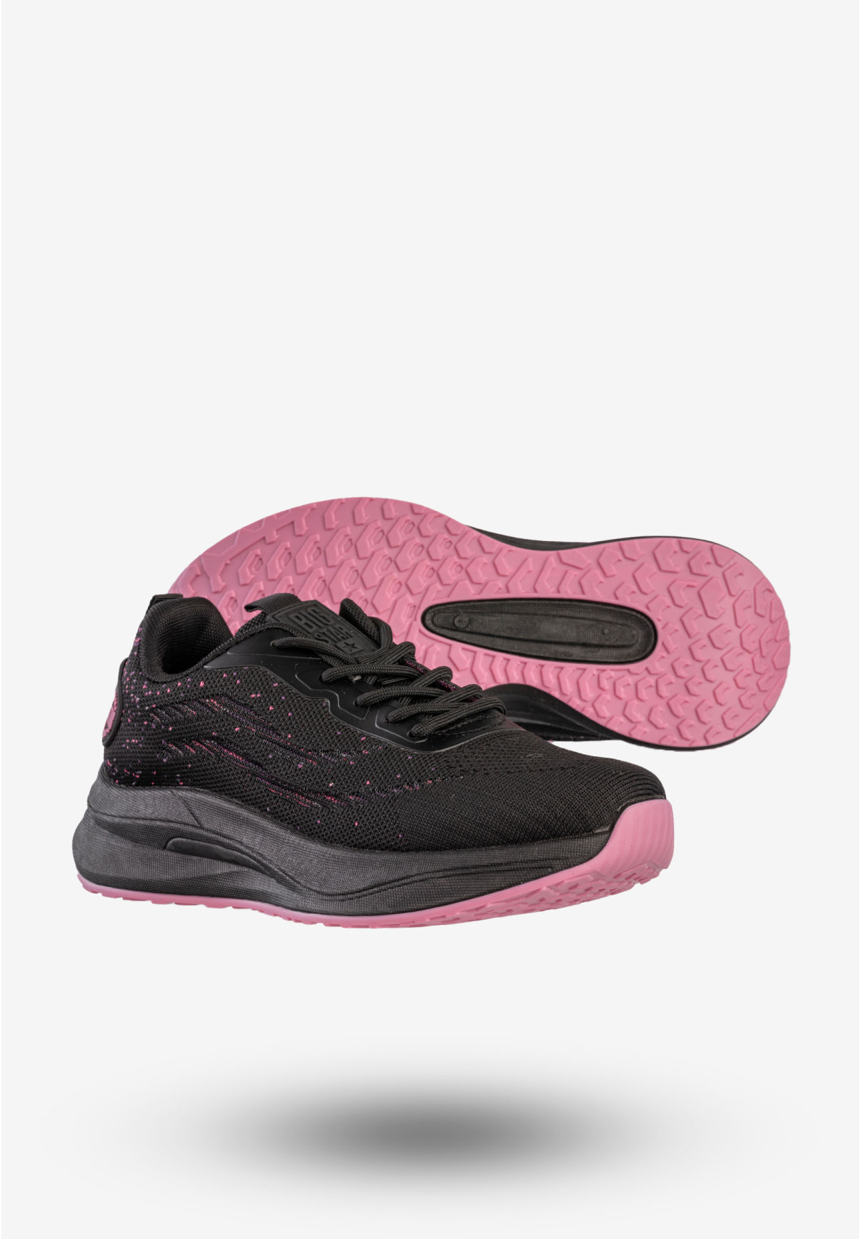 Sneakersy Damskie BIG STAR Buty Sportowe Do Biegania Czarne RR274523