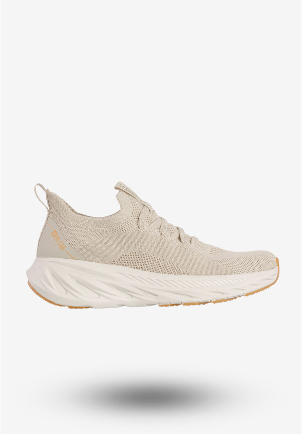 Sneakersy Damskie BIG STAR Buty Wsuwane Sportowe Beżowe RR274A133
