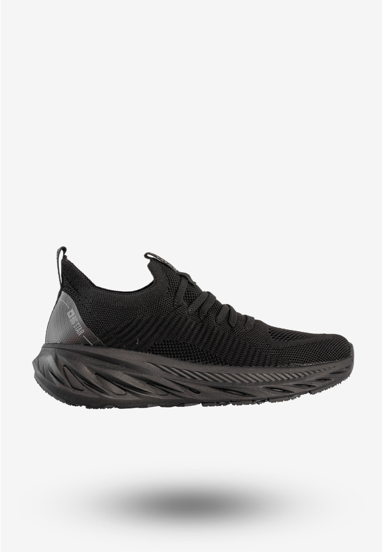 Sneakersy Damskie BIG STAR Buty Wsuwane Sportowe Czarne RR274A132