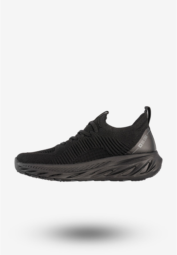 Sneakersy Damskie BIG STAR Buty Wsuwane Sportowe Czarne RR274A132