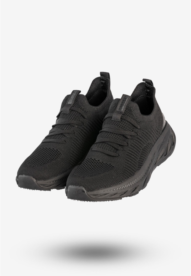 Sneakersy Damskie BIG STAR Buty Wsuwane Sportowe Czarne RR274A132