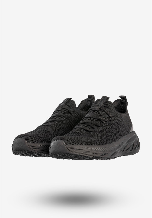 Sneakersy Damskie BIG STAR Buty Wsuwane Sportowe Czarne RR274A132