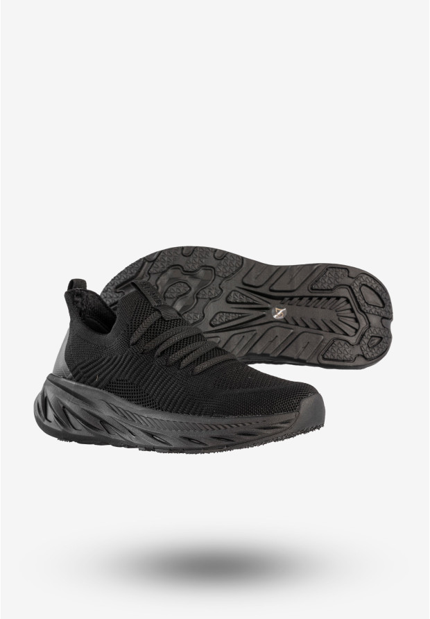 Sneakersy Damskie BIG STAR Buty Wsuwane Sportowe Czarne RR274A132