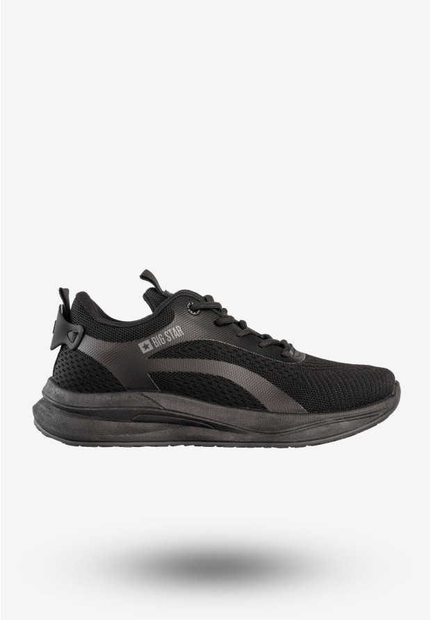 Sneakersy Męskie BIG STAR Buty Sportowe Do Biegania Czarne RR174273