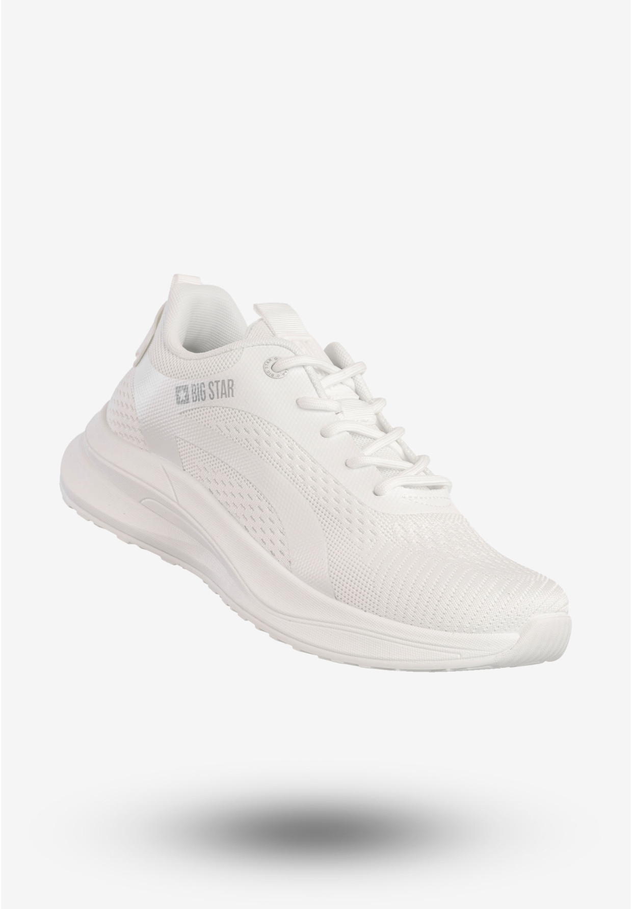 Sneakersy Męskie BIG STAR Buty Sportowe Do Biegania Białe RR174270