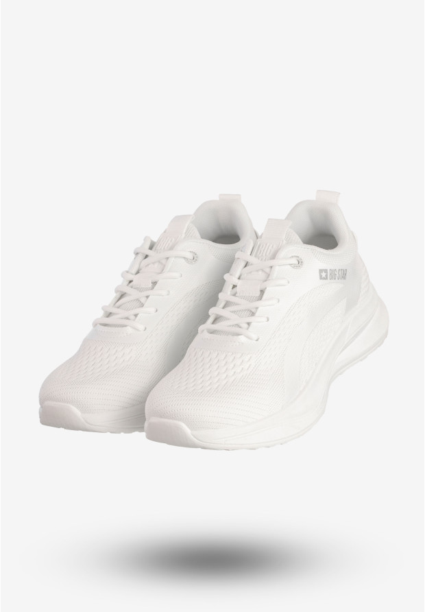 Sneakersy Męskie BIG STAR Buty Sportowe Do Biegania Białe RR174270