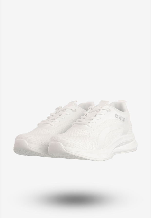 Sneakersy Męskie BIG STAR Buty Sportowe Do Biegania Białe RR174270