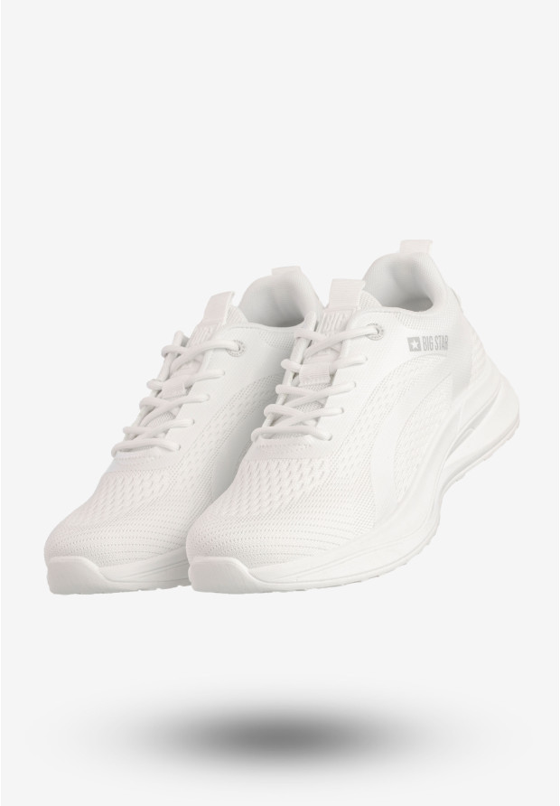 Sneakersy Męskie BIG STAR Buty Sportowe Do Biegania Białe RR174270