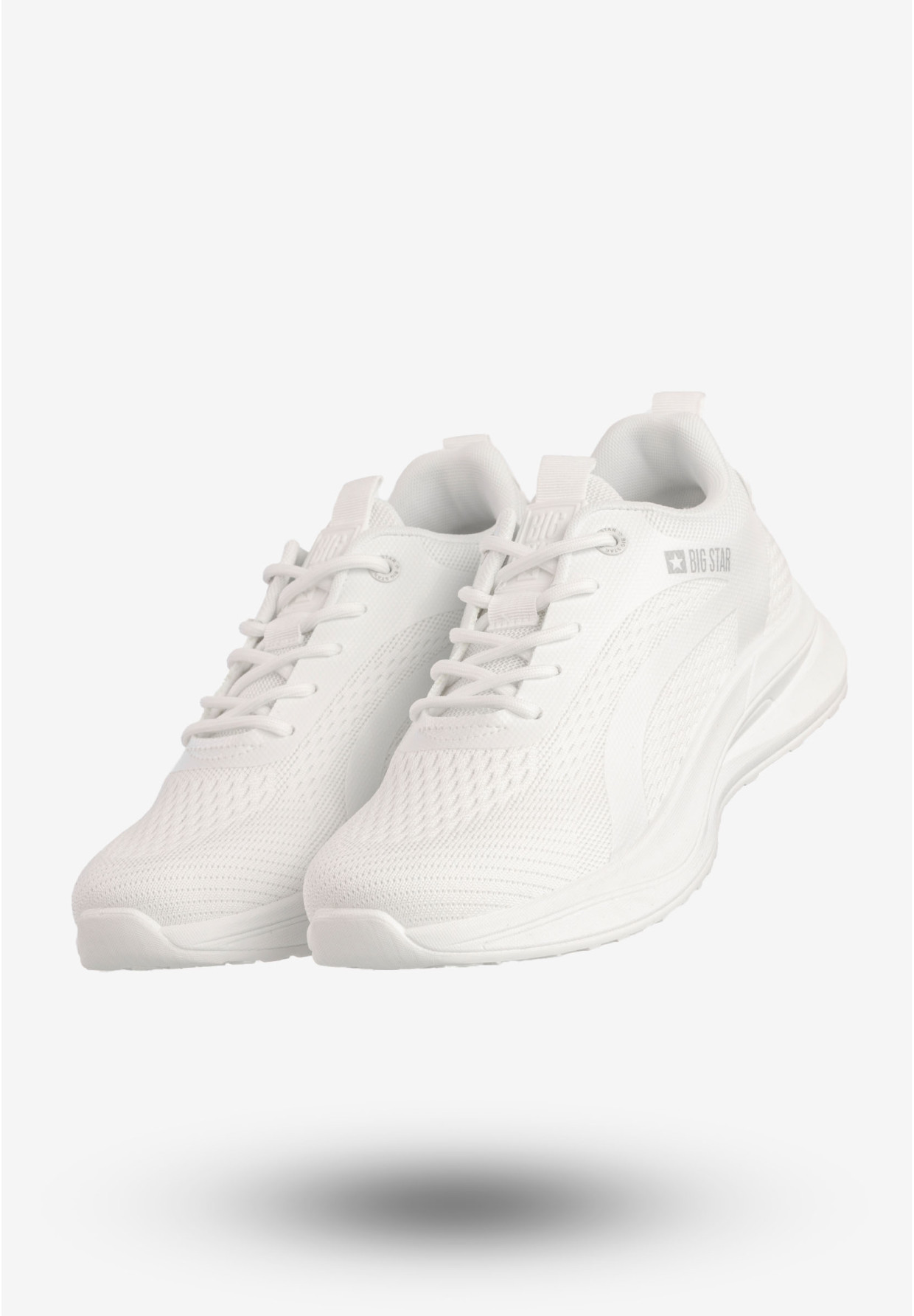 Sneakersy Męskie BIG STAR Buty Sportowe Do Biegania Białe RR174270