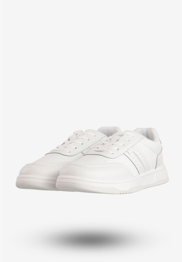 Sneakersy Męskie BIG STAR Buty Sportowe Hi-Poly System Białe RR174262