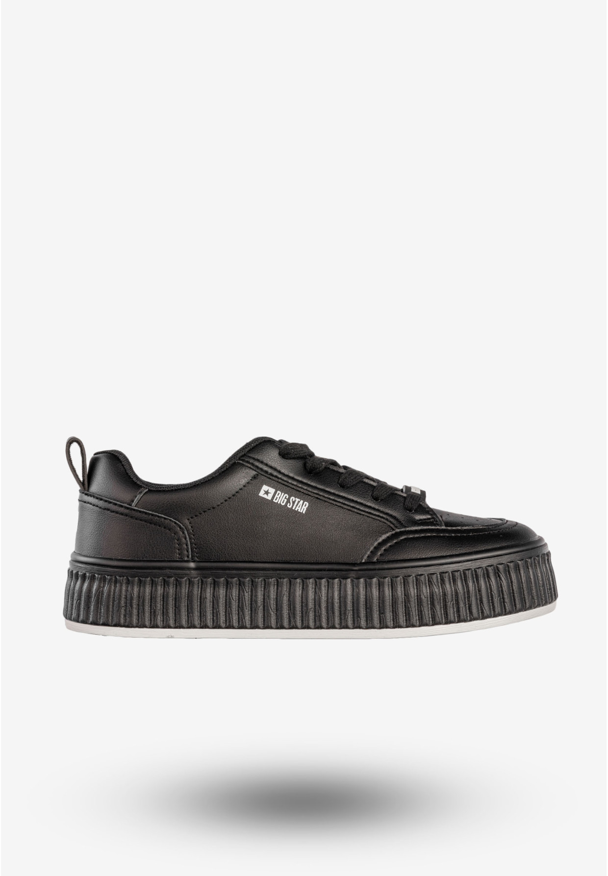 Sneakersy Damskie BIG STAR Buty Sportowe Trampki Czarne NN274255
