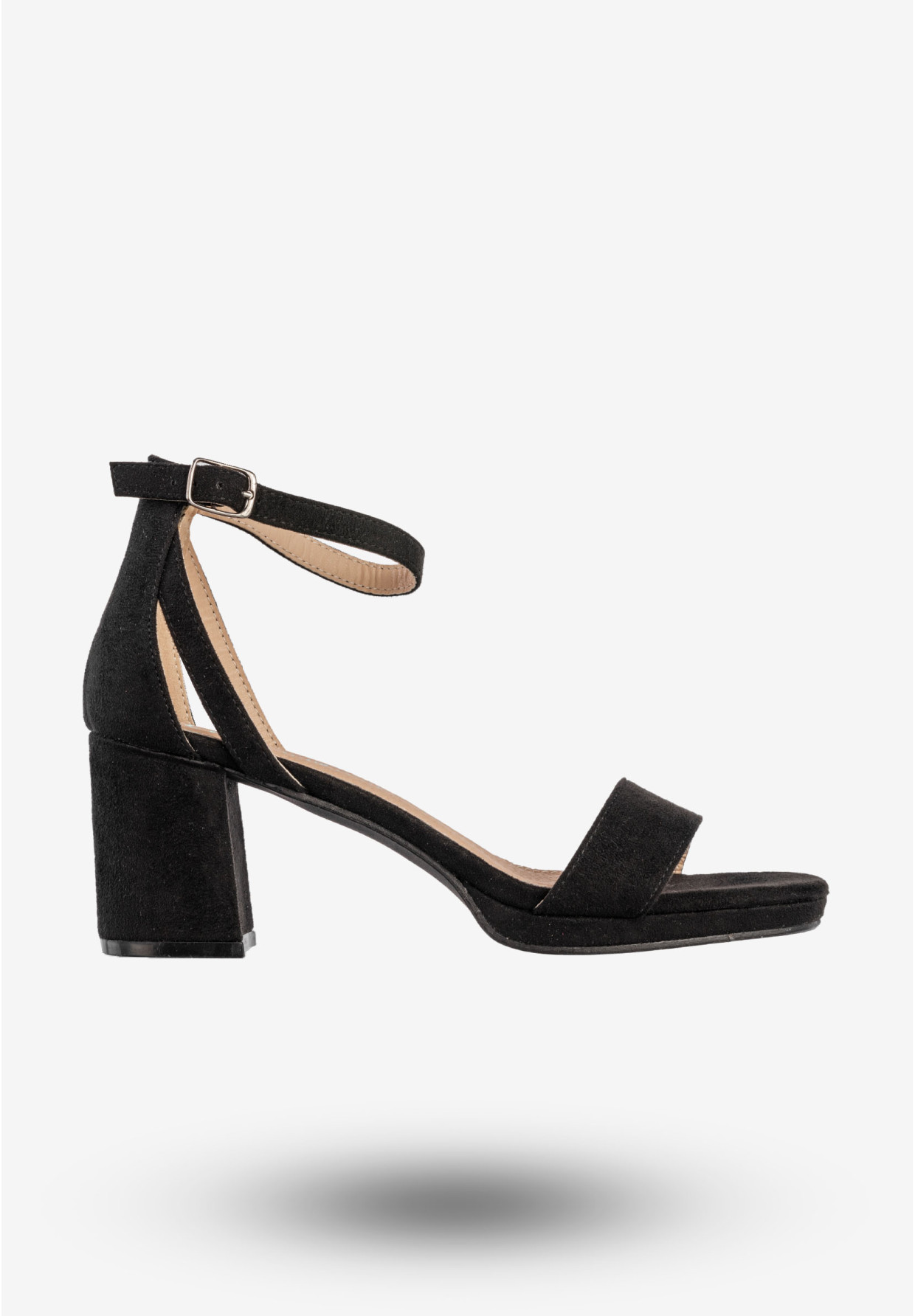 Sandały Damskie Klasyczne Buty Na Słupku Czarne Filippo DS4488/23BK
