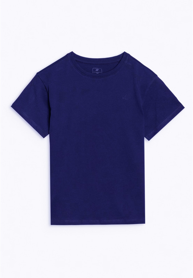 Koszulka Dziewczęca 4F T-shirt Granatowa 4FJWMM00TTSHF2332