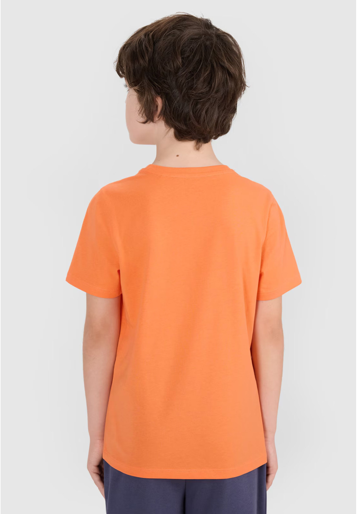 Koszulka Chłopięca 4F T-shirt Pomarańczowa 4FJRSS24TTSHM2219