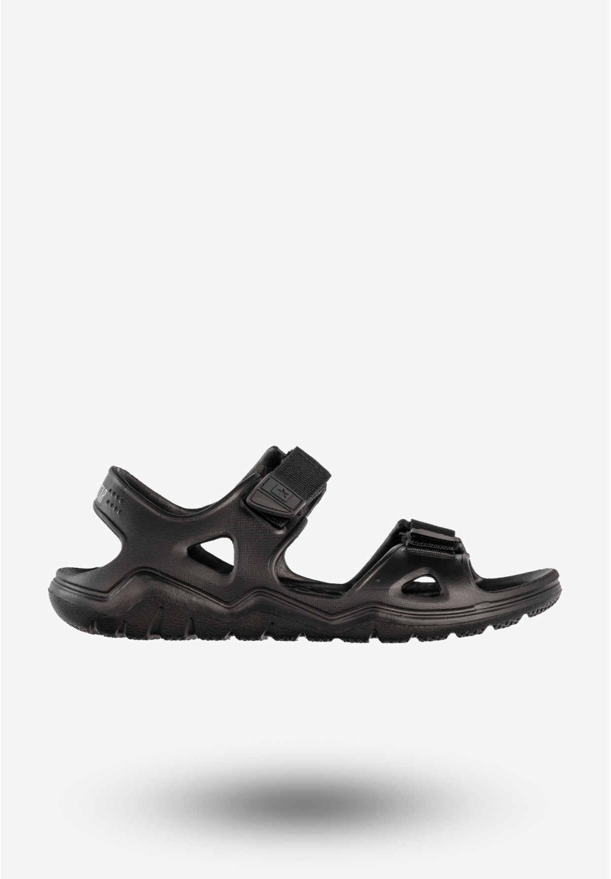 Sandały Damskie BIG STAR Klasyczne Buty Na Rzepy Czarne RR274A512