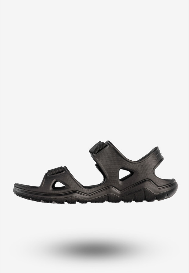 Sandały Damskie BIG STAR Klasyczne Buty Na Rzepy Czarne RR274A512
