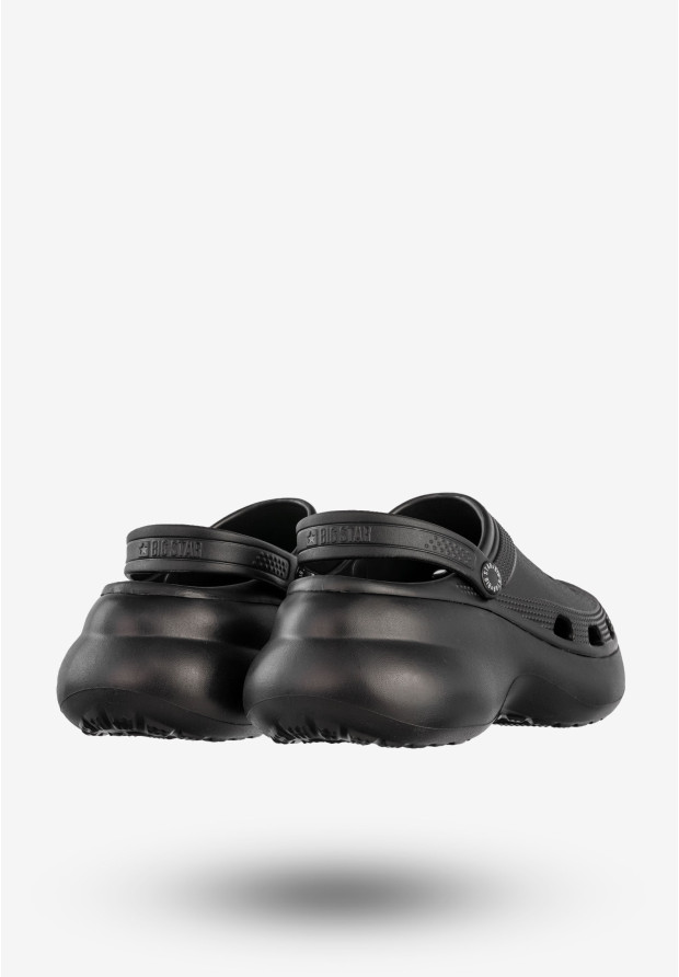 Klapki Damskie BIG STAR Chodaki Piankowe Buty Czarne RR274A118