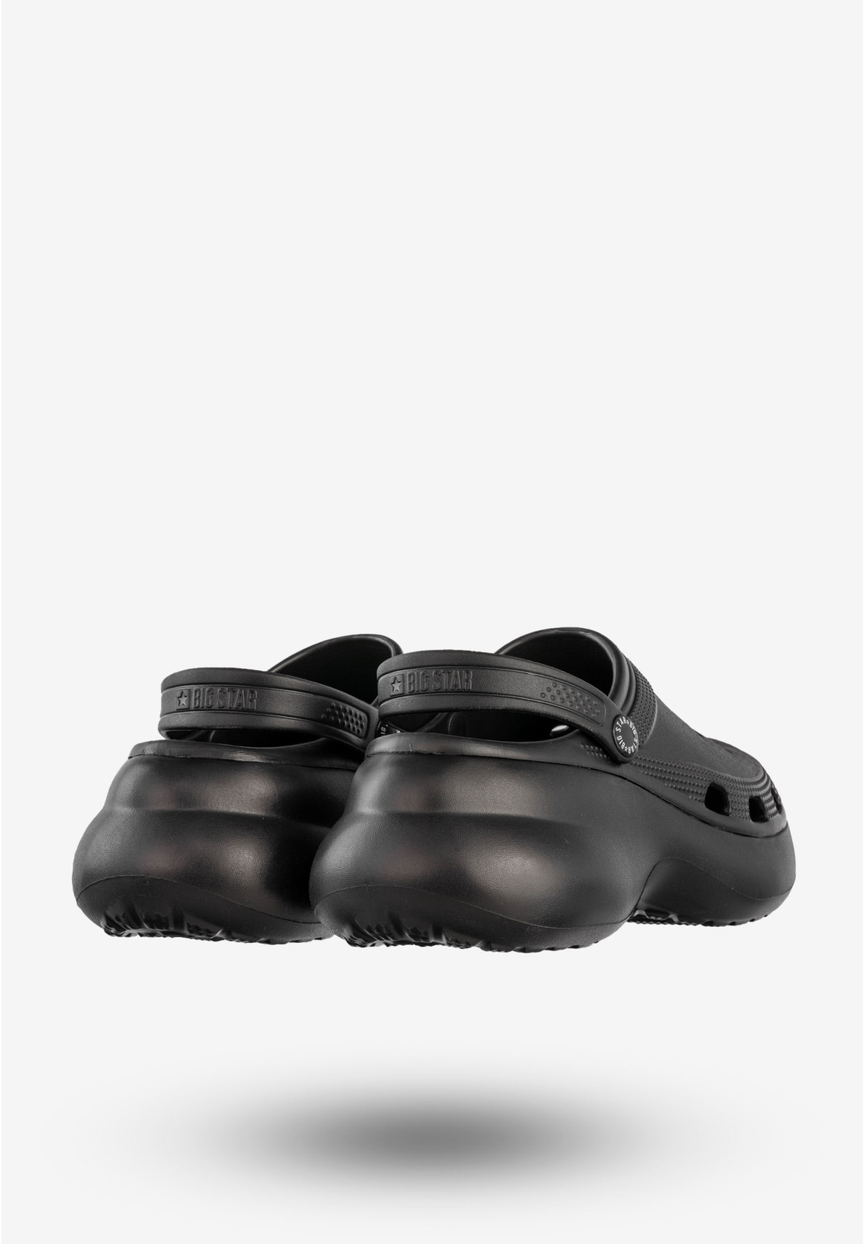 Klapki Damskie BIG STAR Chodaki Piankowe Buty Czarne RR274A118