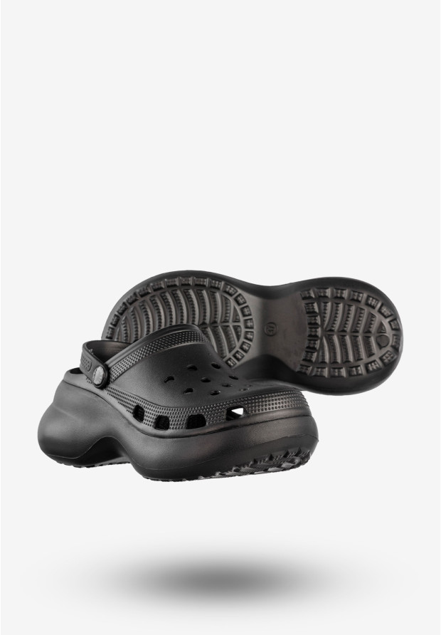 Klapki Damskie BIG STAR Chodaki Piankowe Buty Czarne RR274A118