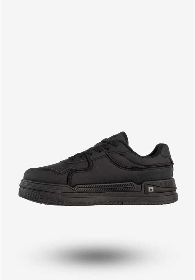 Sneakersy Damskie BIG STAR Sportowe Buty Na Platformie Czarne RR274A311
