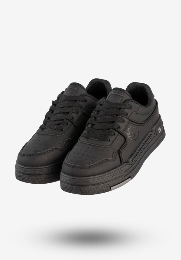 Sneakersy Damskie BIG STAR Sportowe Buty Na Platformie Czarne RR274A311