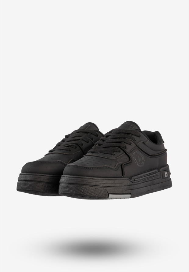 Sneakersy Damskie BIG STAR Sportowe Buty Na Platformie Czarne RR274A311