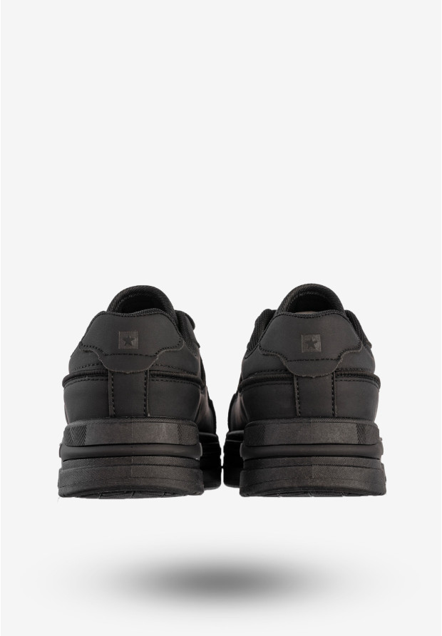 Sneakersy Damskie BIG STAR Sportowe Buty Na Platformie Czarne RR274A311