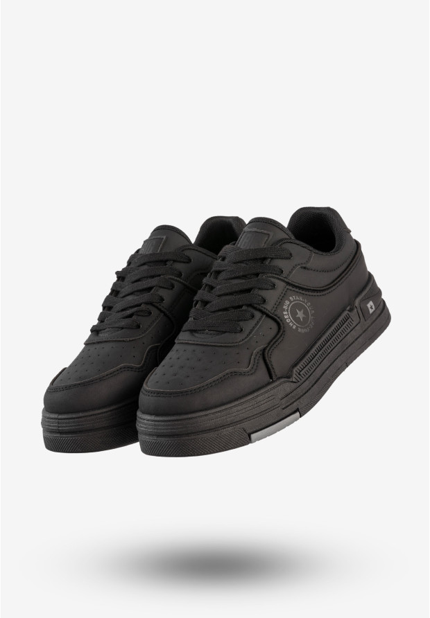 Sneakersy Damskie BIG STAR Sportowe Buty Na Platformie Czarne RR274A311