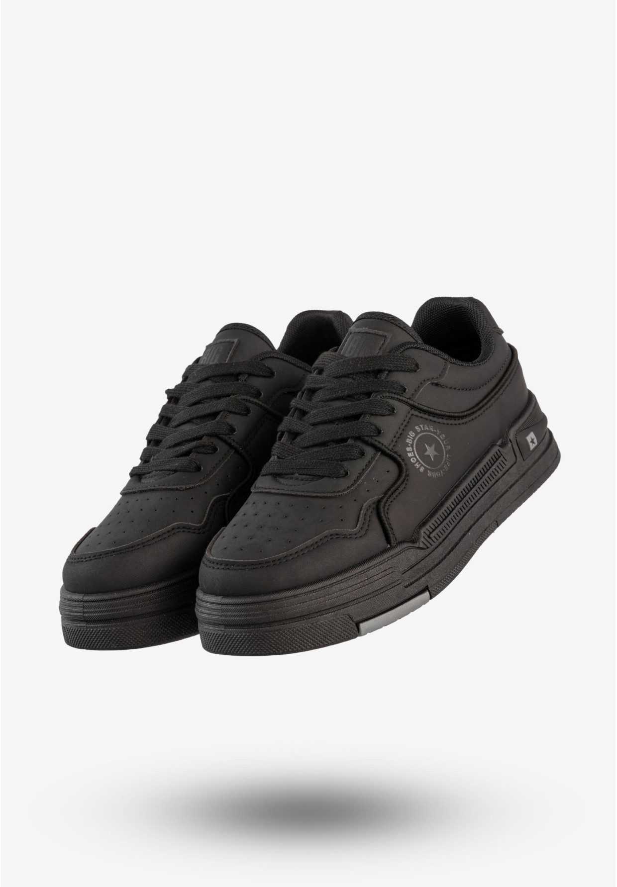 Sneakersy Damskie BIG STAR Sportowe Buty Na Platformie Czarne RR274A311