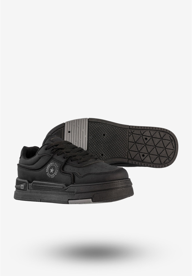 Sneakersy Damskie BIG STAR Sportowe Buty Na Platformie Czarne RR274A311