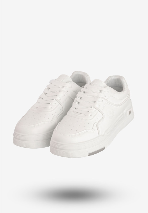 Sneakersy Damskie BIG STAR Sportowe Buty Na Platformie Białe RR274A310