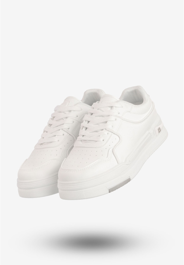 Sneakersy Damskie BIG STAR Sportowe Buty Na Platformie Białe RR274A310