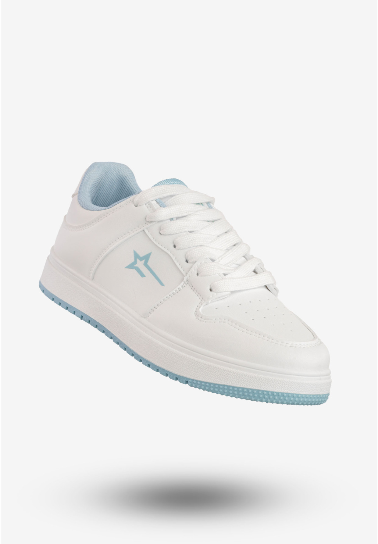 Sneakersy Damskie BIG STAR Sportowe Buty Biało Niebieskie RR274A244